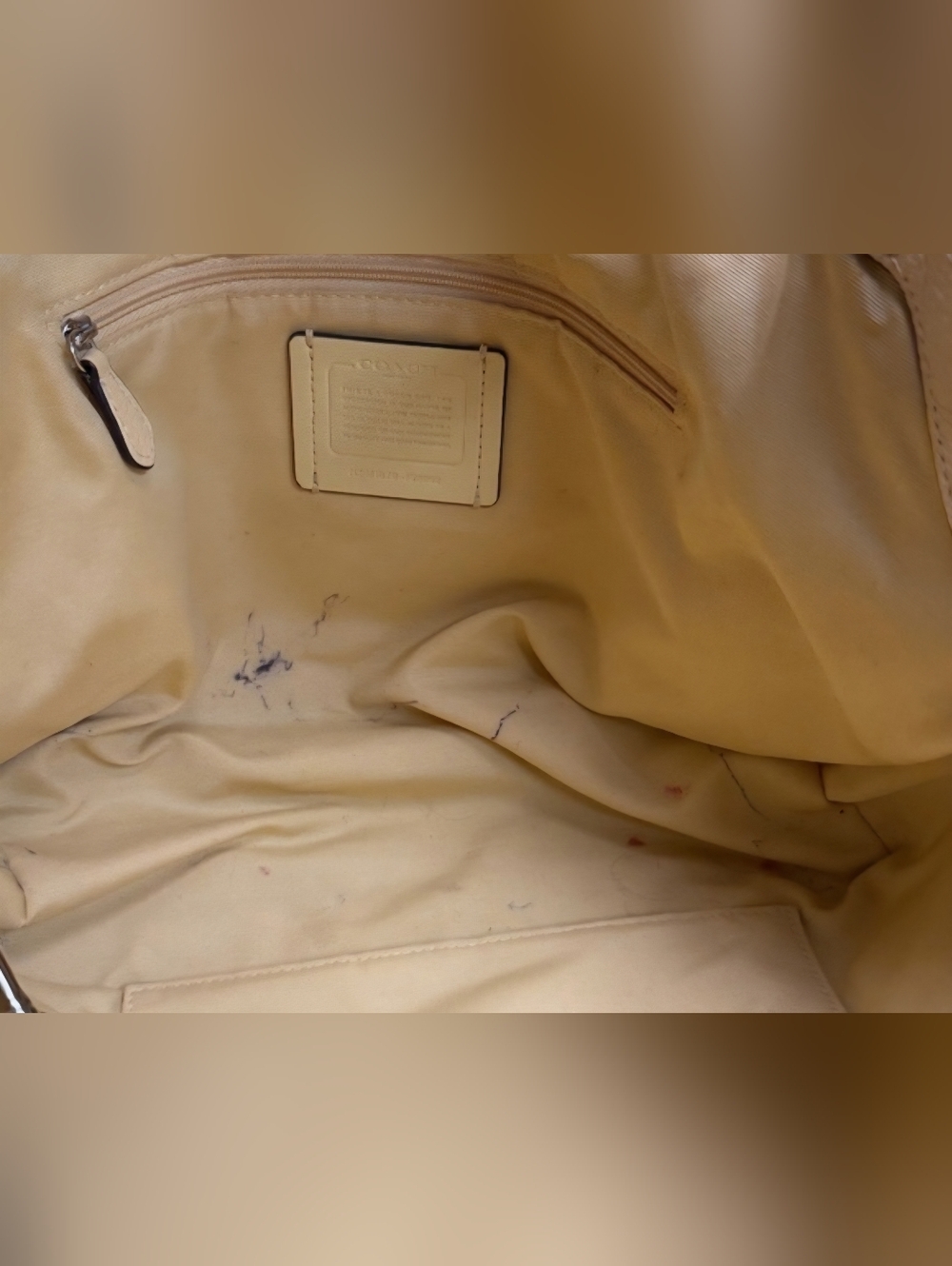 Coach Lexy Shoulder Bag - Butter Yellow - Picture 6 of 7